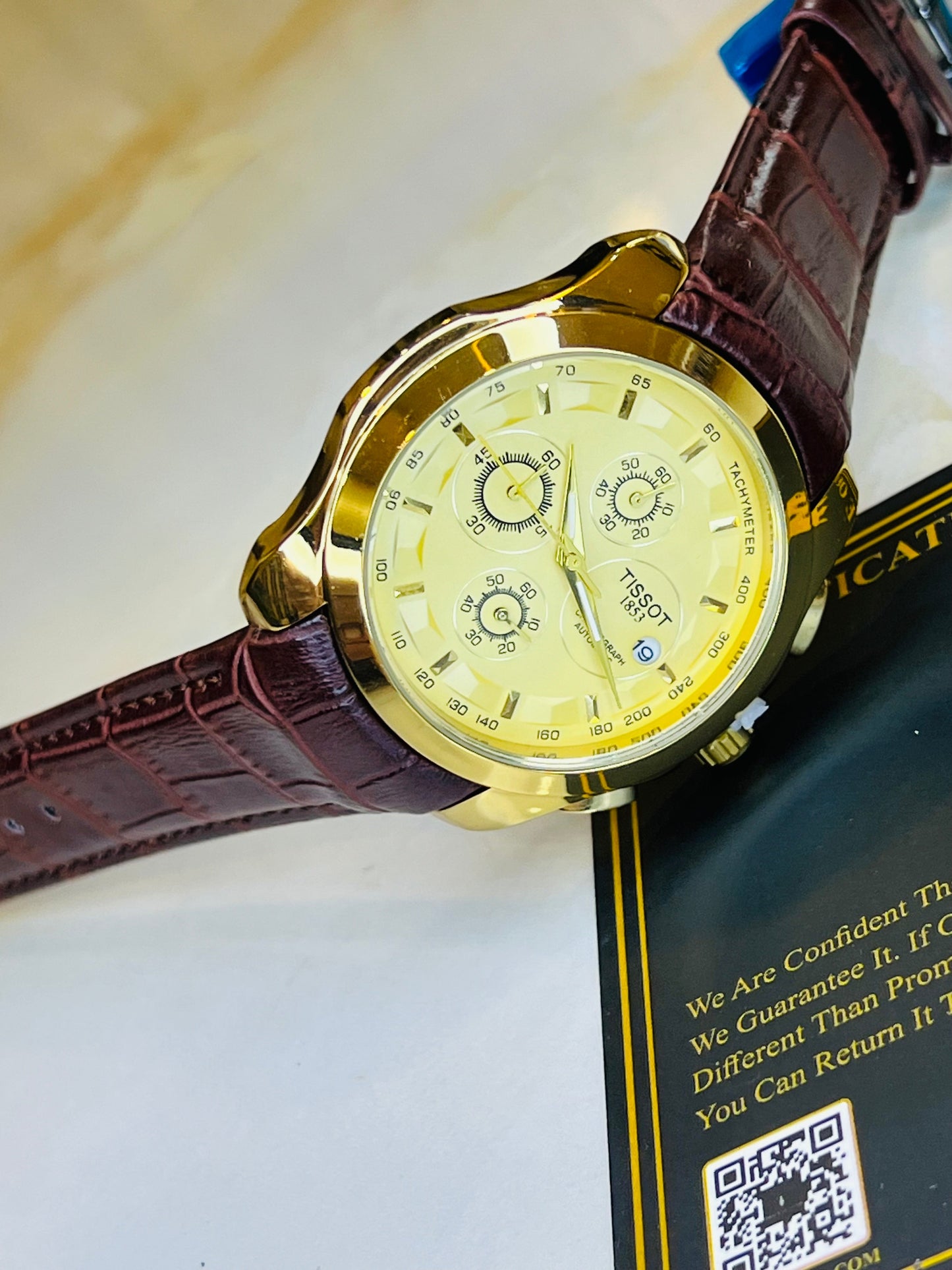 Brown Gold Tissot 1853 Special Edition Chronograph Watch