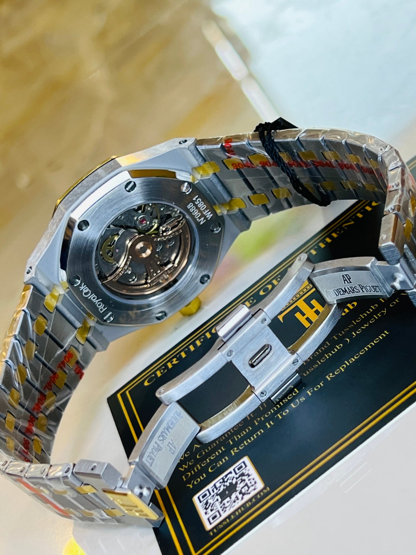 AP Two Tone Automatic Gold Dial Super Clone Watch