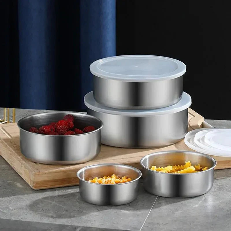 5Pcs Stainless Steel Mixing Bowl Set