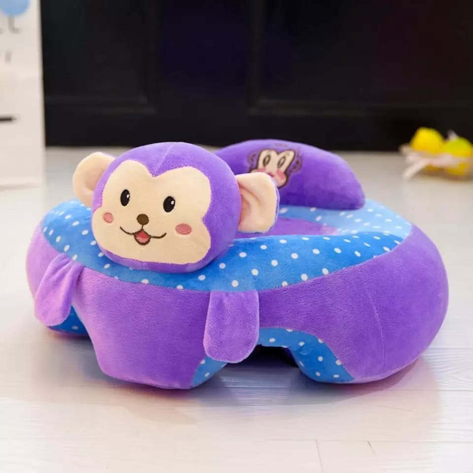 Baby Chair Cartoon Support Seat Plush Soft Baby Sofa Infant Learn to Sit Chair