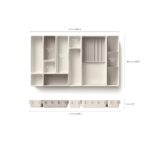 12pcs viva cosmetic Organizer set