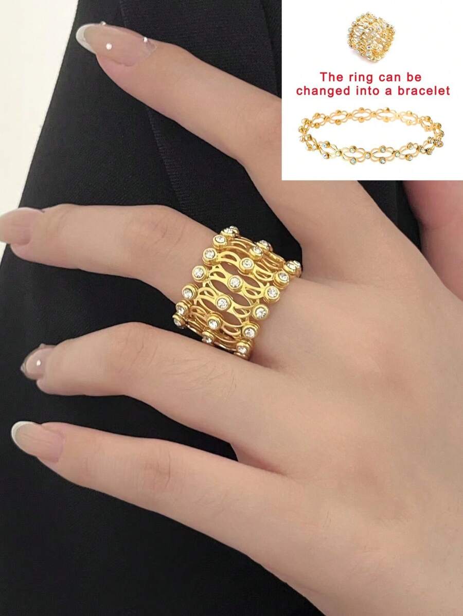 Transformable Ring-Bracelet Design