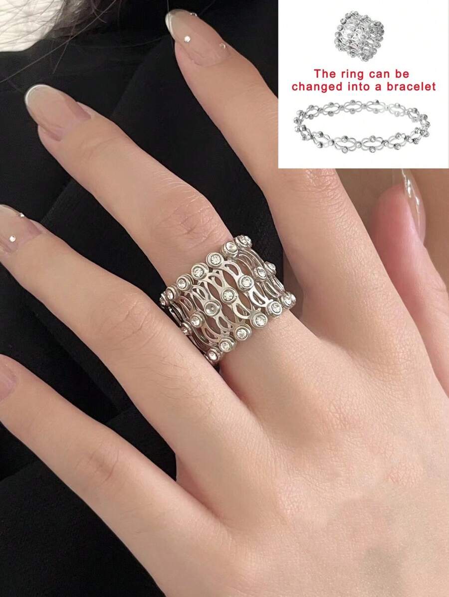 Transformable Ring-Bracelet Design