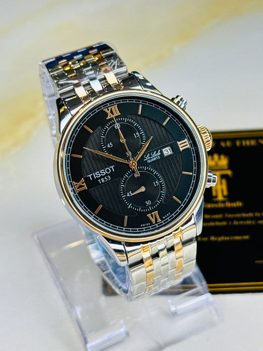 Le Lode Two Tone Chain Chronograph Dial Tissot Watch