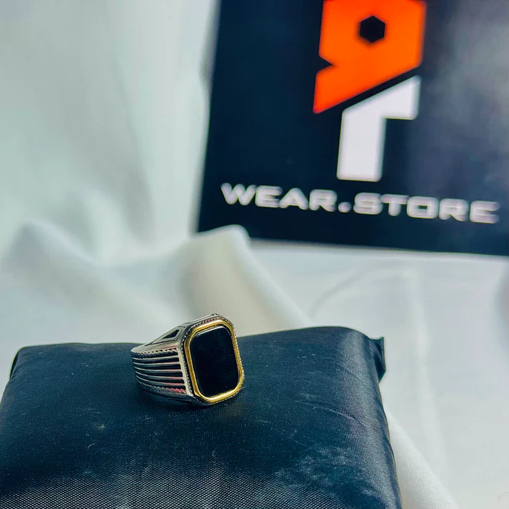 Onyx Stone Ring For Men/Women