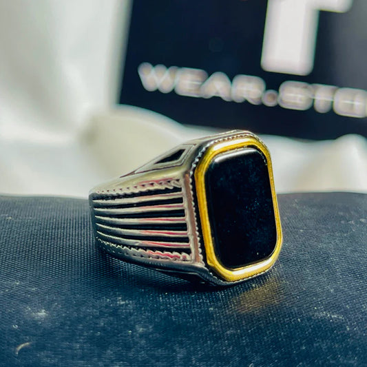Onyx Stone Ring For Men/Women