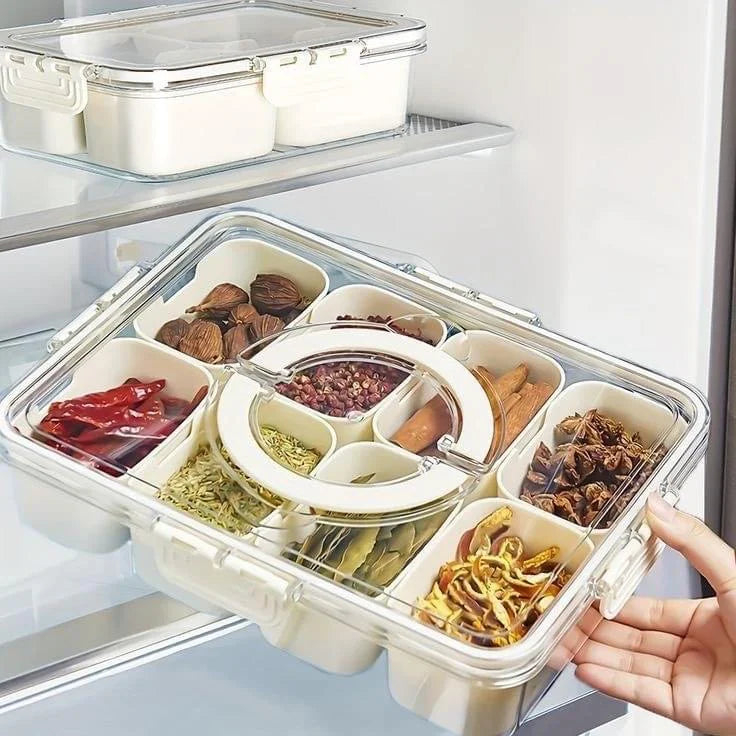 Acrylic 9 Grid Storage Box