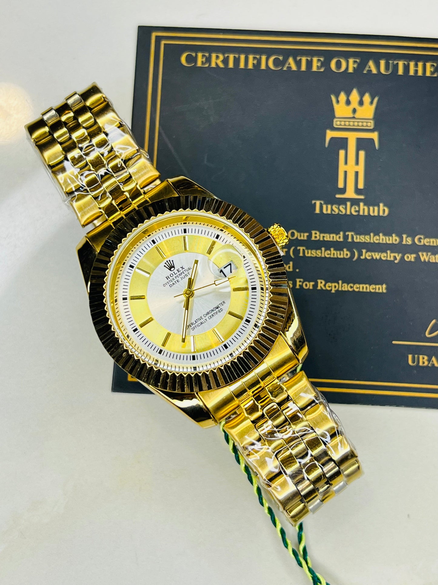 Gold Date Just Perpetual Watch