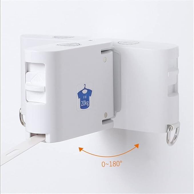 34 Holes Hanging Clothes Retractable Clotheline