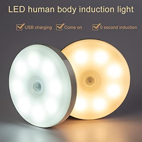 Intelligent night light home wardrobe storage USB light charging