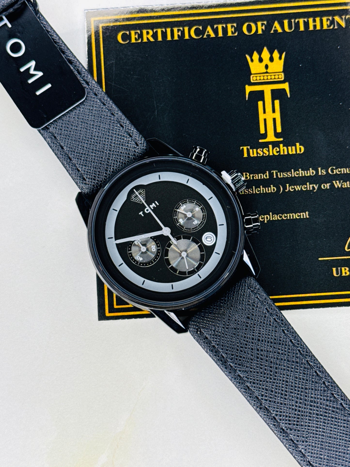 Tomi S6B All Black Gift Set Watch