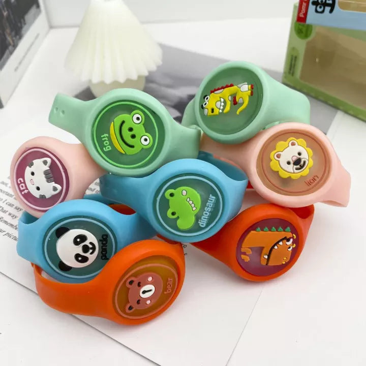 Mosquito Repellent Bracelet for Kids Cartoon Lightweight Watch Outdoors And Indoor