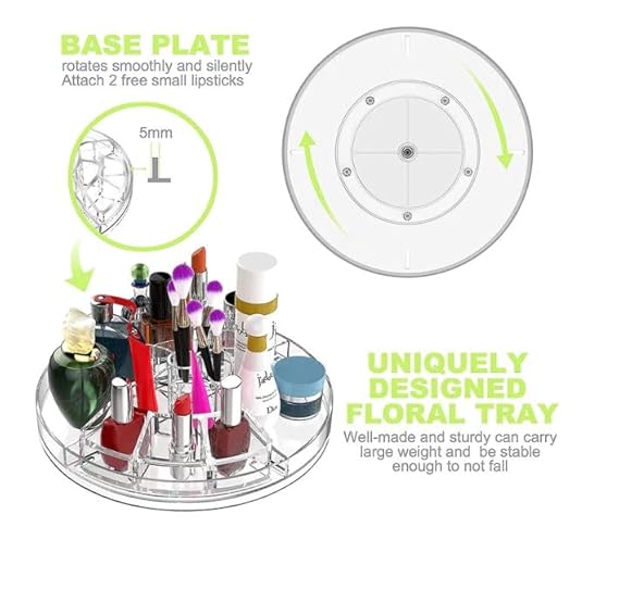 Rotatable Cosmetic Storage Rack