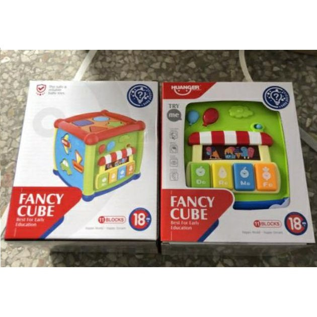 6 in 1 Musical Educational and Multiple Learning Activity Sorting Fancy Cube With Piano