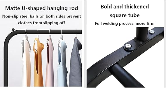 Single Pole Metal Cloth Stand