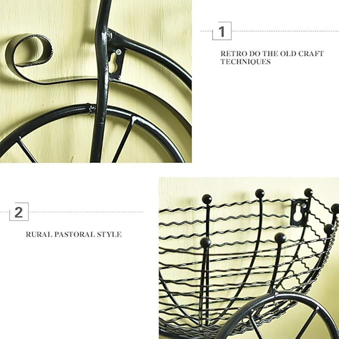 Bicycle Design Wall Basket