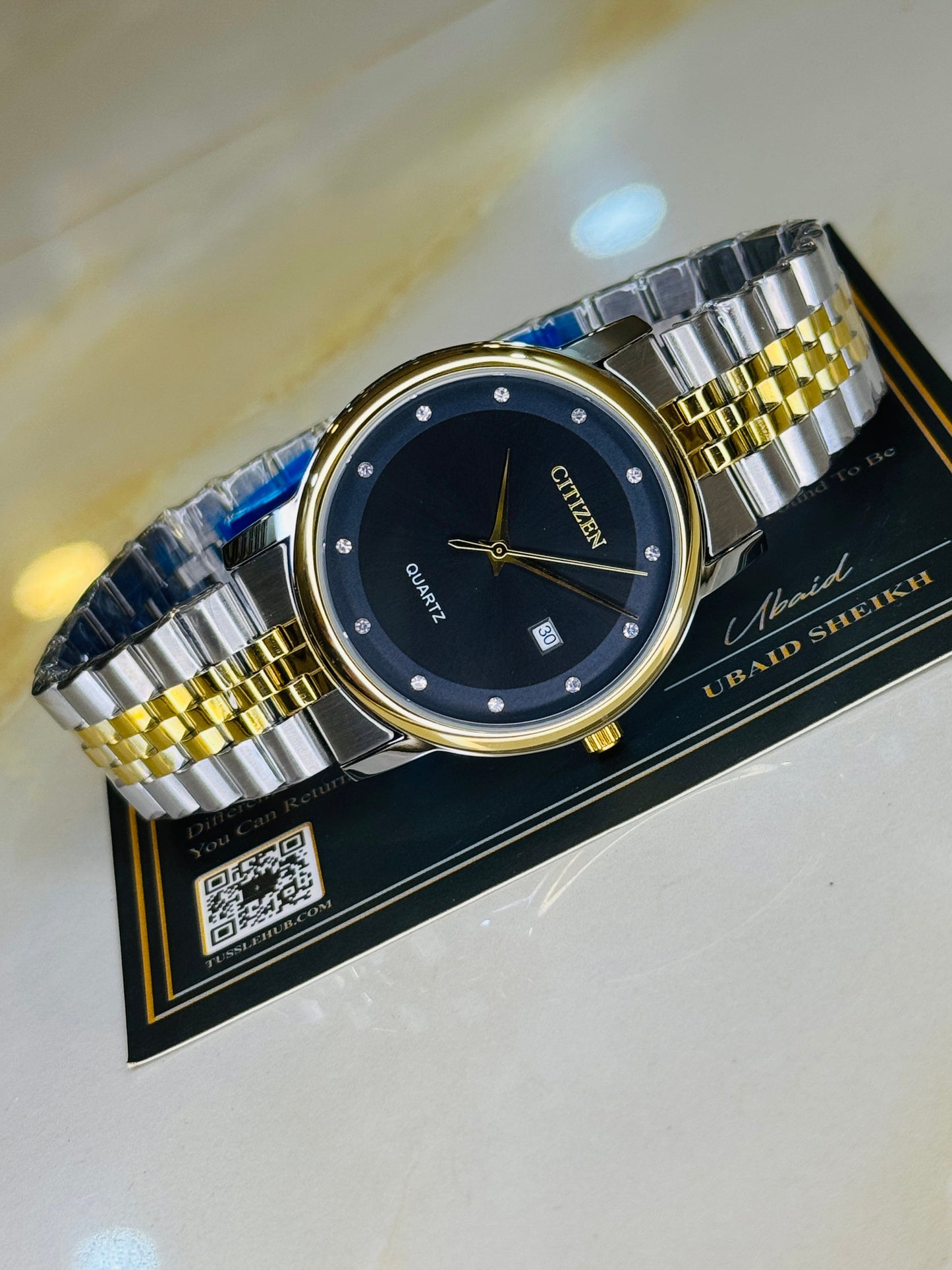 Two Tone Black Citizen Prestige Watch