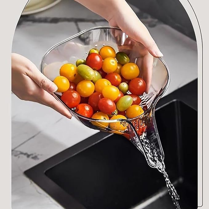 Multipurpose Crystal Unbreakable Drainage Kitchen Basket