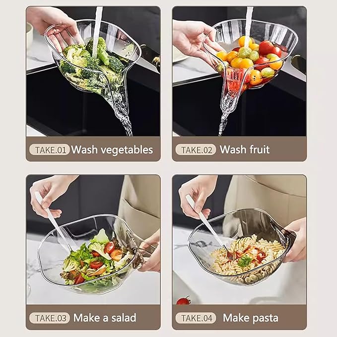 Multipurpose Crystal Unbreakable Drainage Kitchen Basket