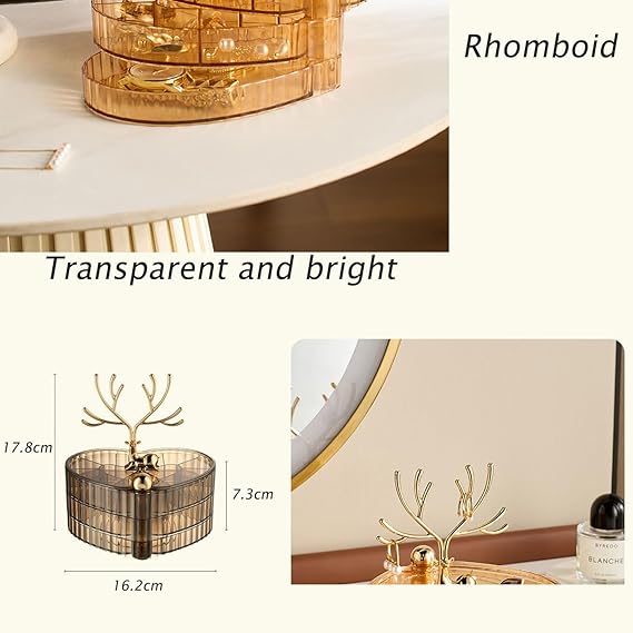 3L Acrylic Deer Jewelry Organizer
