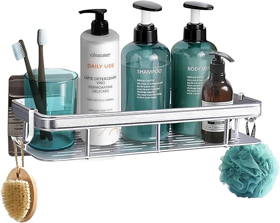 Rectangular stainless steel shelf