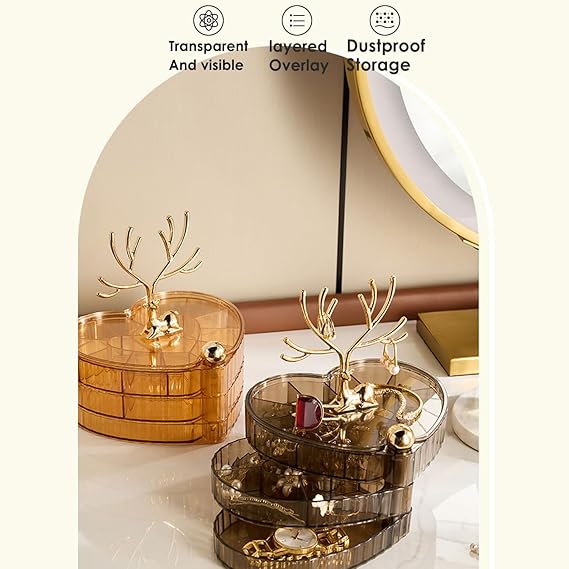 3L Acrylic Deer Jewelry Organizer