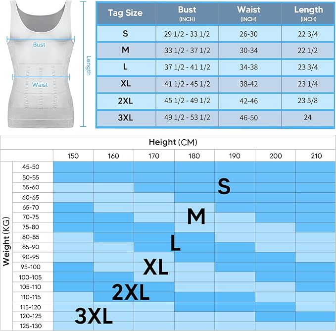 Slim 'n Lift Slimming Vest for Men
