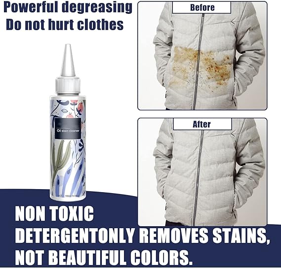 Oil Stain Remover For Clothes.