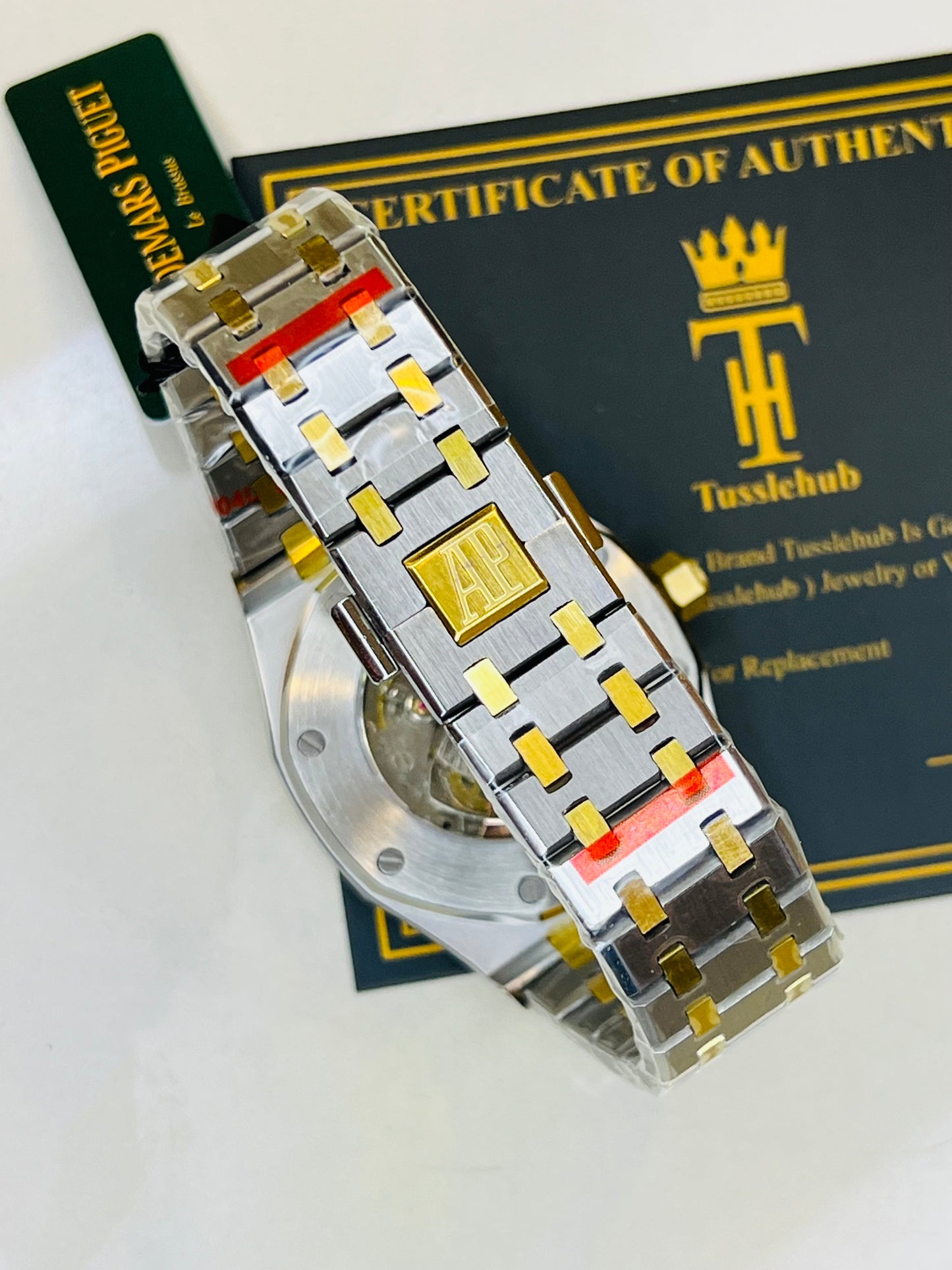 AP Two Tone Automatic Chocolate Dial Super Clone Watch