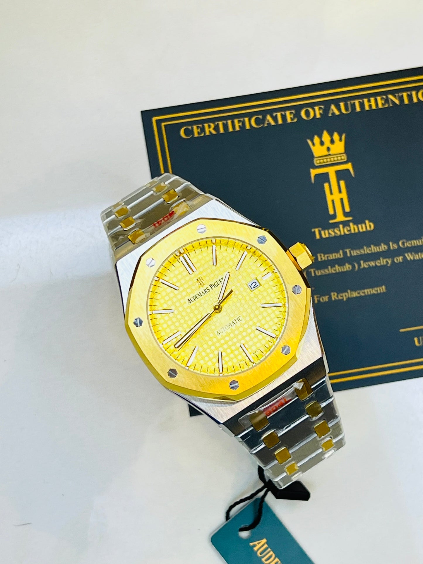 AP Two Tone Automatic Gold Dial Super Clone Watch