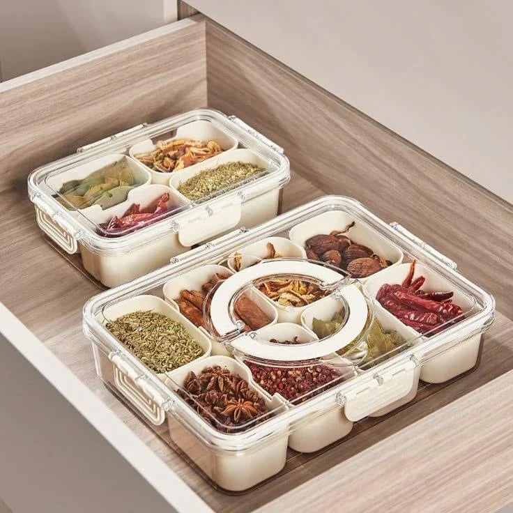 Acrylic 9 Grid Storage Box