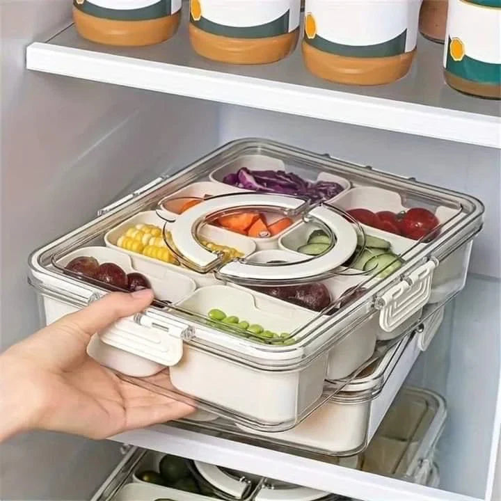 Acrylic 9 Grid Storage Box