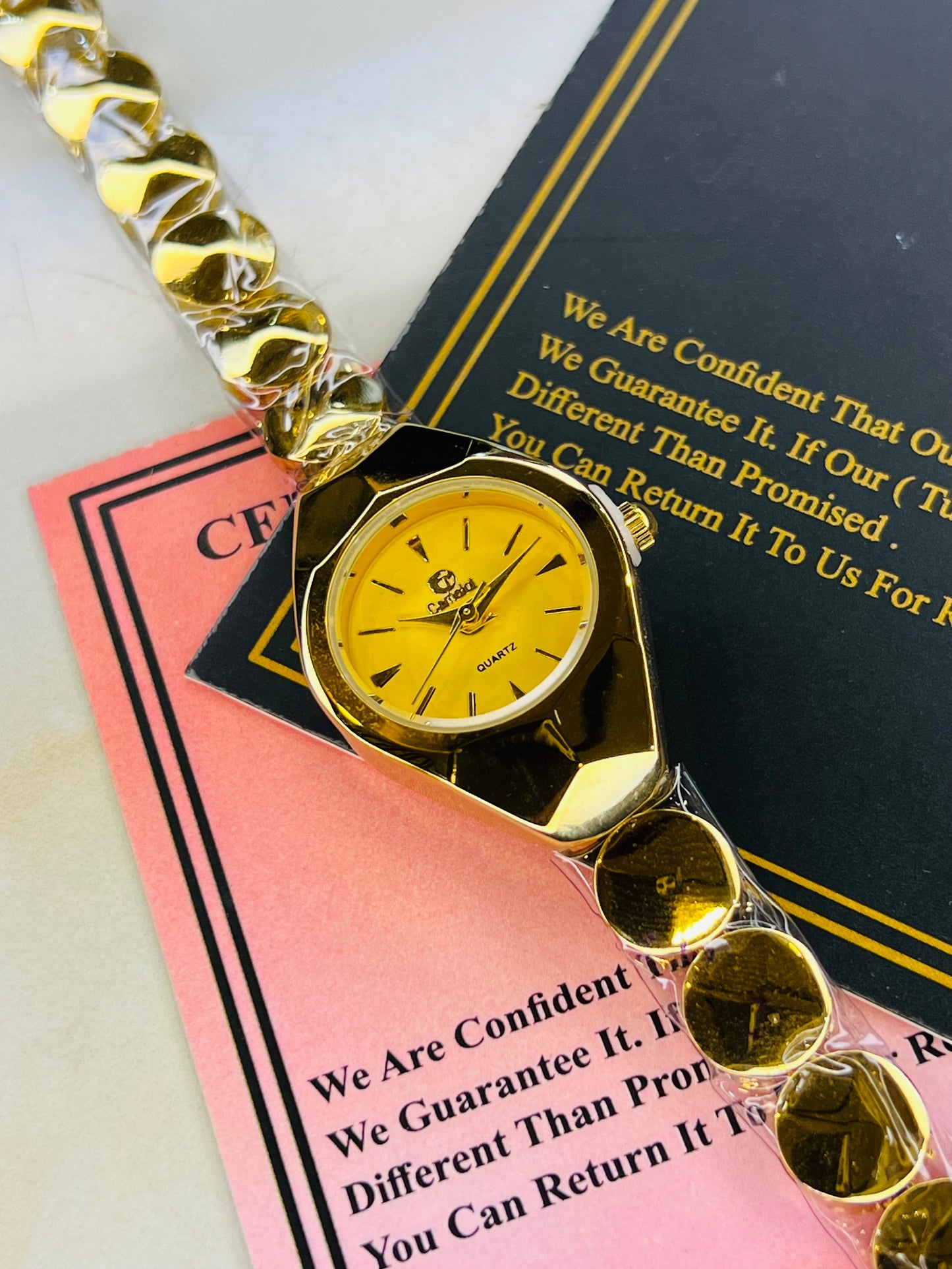 Gold Bracelet Watch For Her