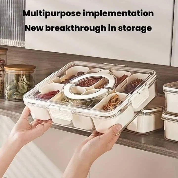 Acrylic 9 Grid Storage Box