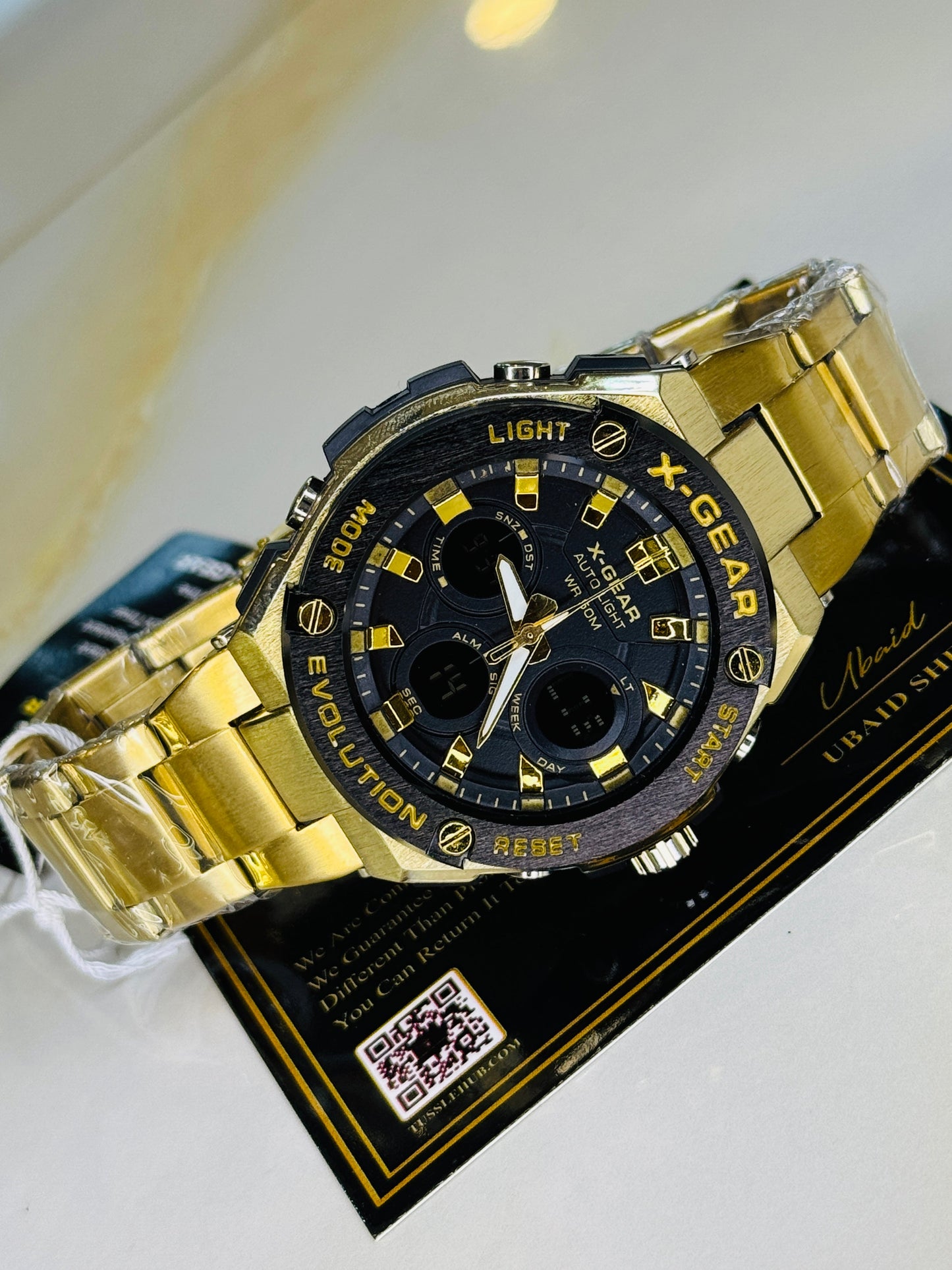 All Gold X-Gear Evolution Chain Straps Sports Watch