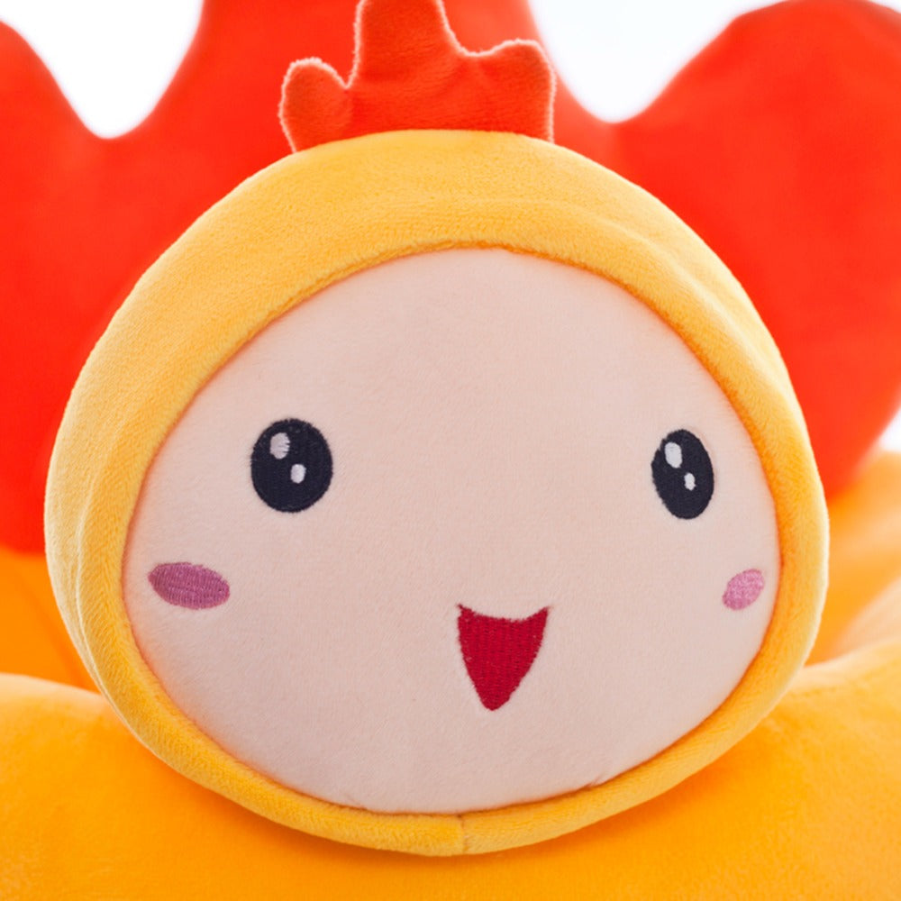 Learn to Sit with Back Support 3D Character Baby Floor Seat Rabbit