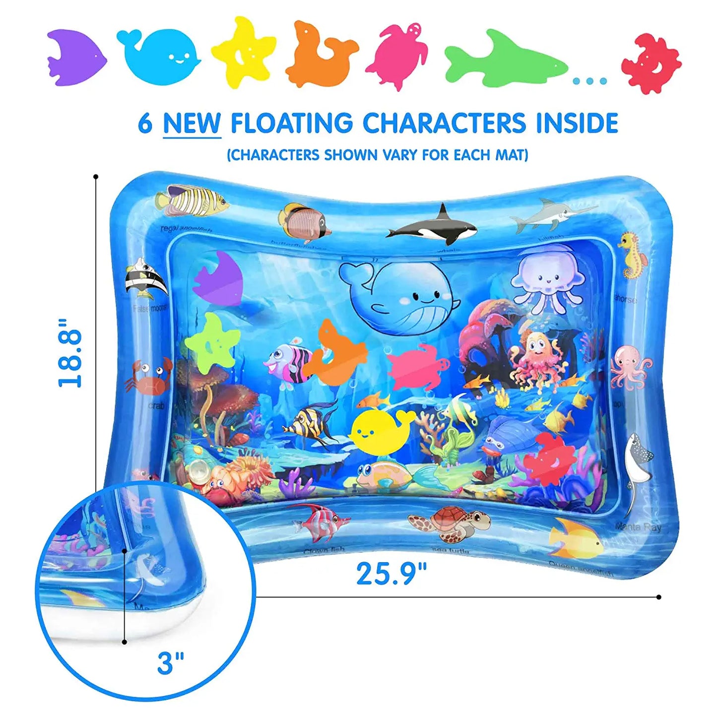 Baby Tummy Time Water Play Mat