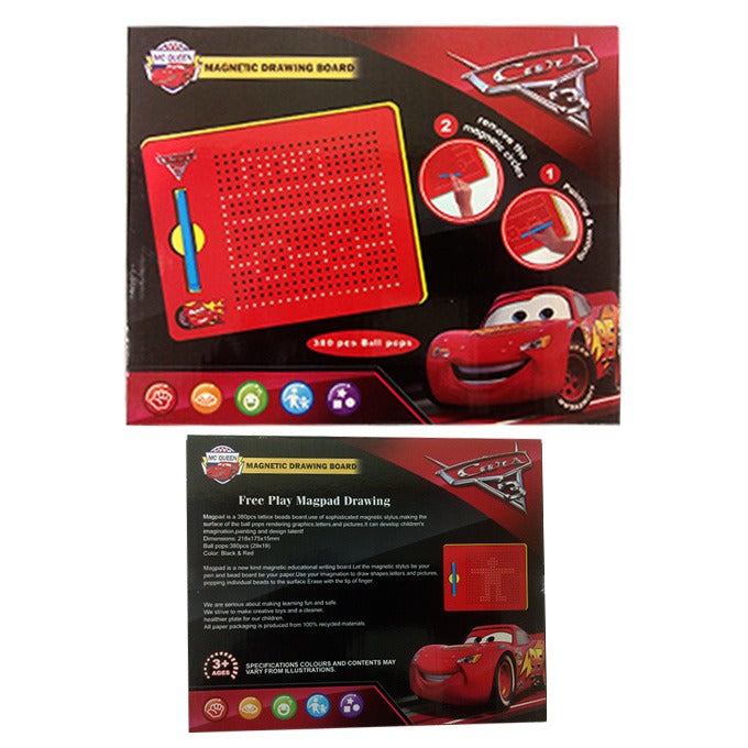 CARS MCQUEEN MAGNETIC DRAWING BOARD – 714 PCS BALL POPS Large