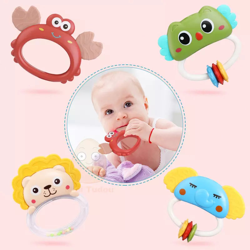Baby Music Crib/Cot Mobile with Projector And Remote Red