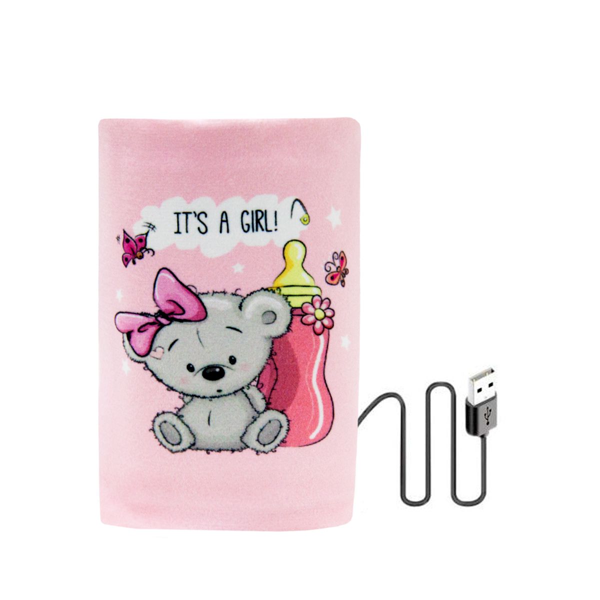 Portable USB Baby Bottle Warmer Material Anti-Wrinkle And Durable