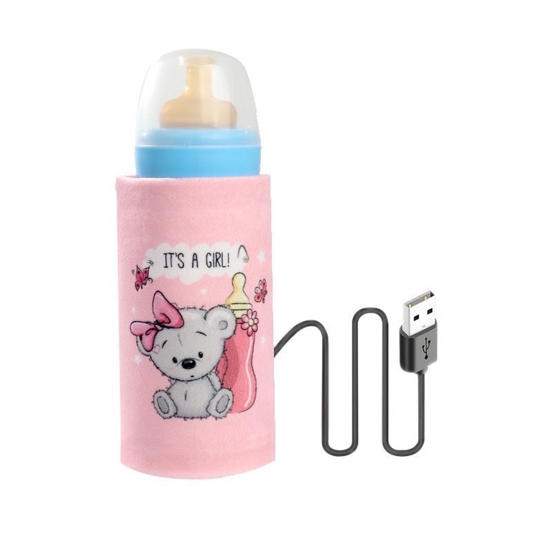 Portable USB Baby Bottle Warmer Material Anti-Wrinkle And Durable