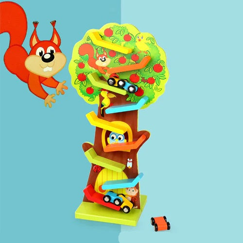 Squirrel Taxiway Wooden Race Track