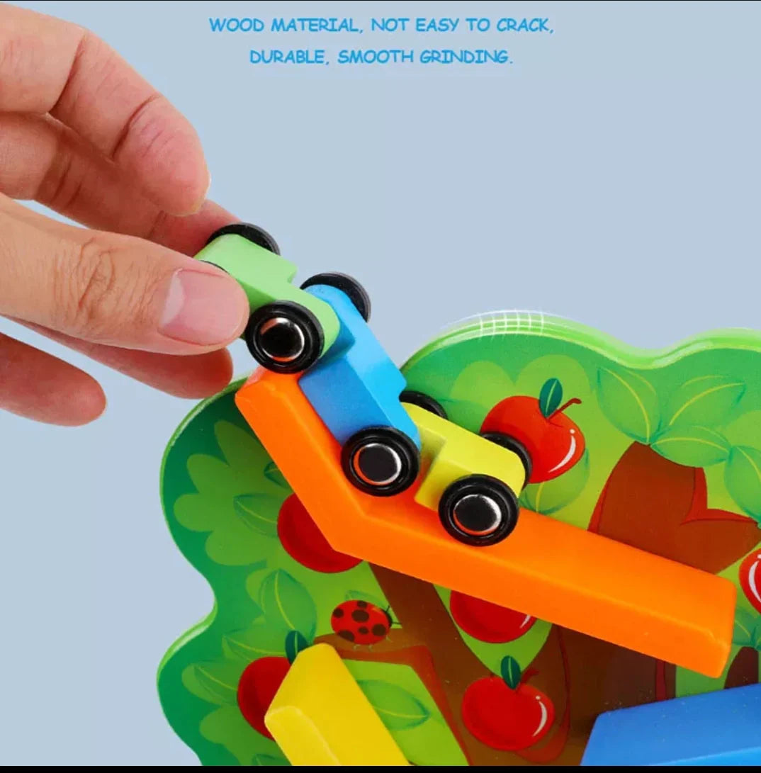 Squirrel Taxiway Wooden Race Track