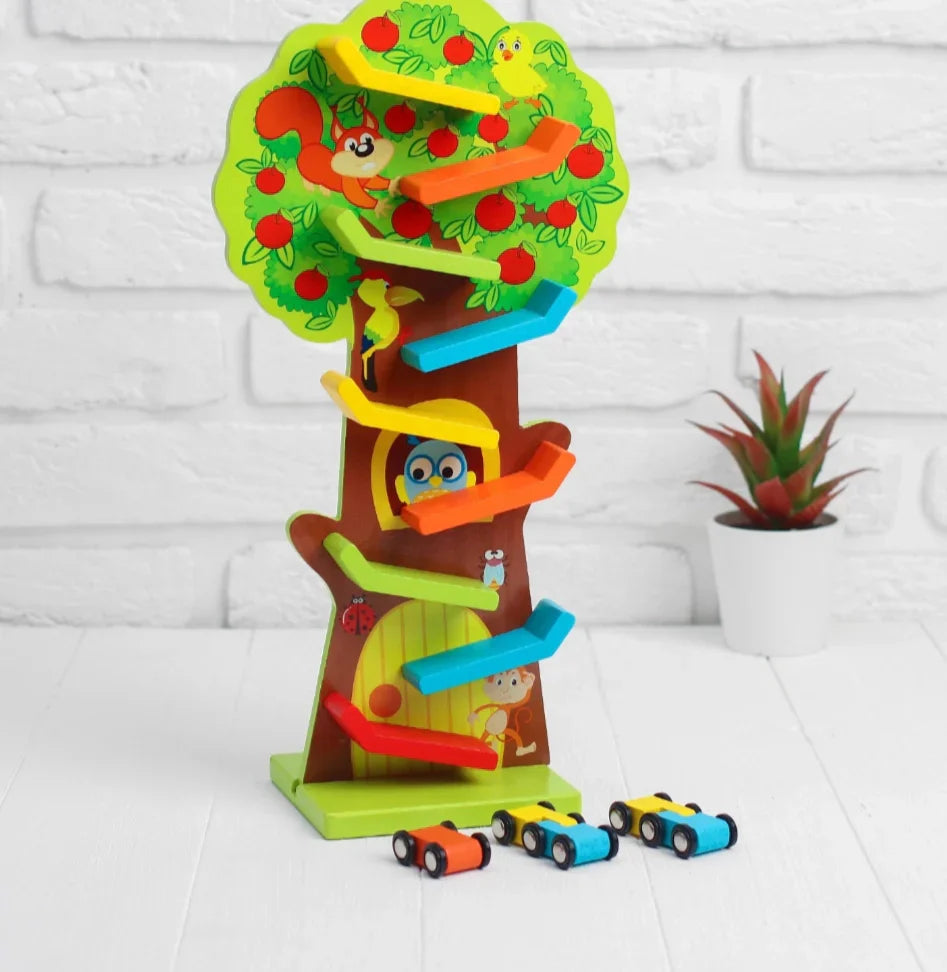 Squirrel Taxiway Wooden Race Track