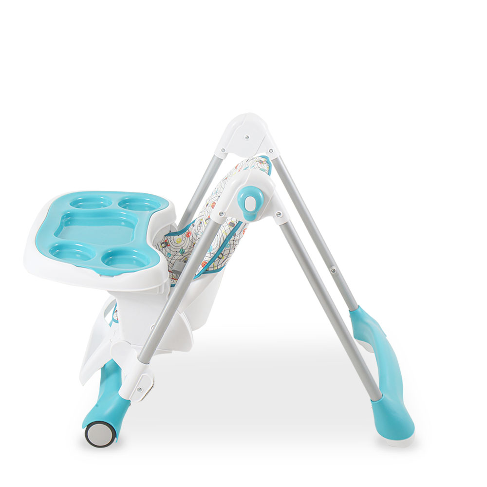Tinnies Baby Adjustable High Chair - Blue Planet - T029