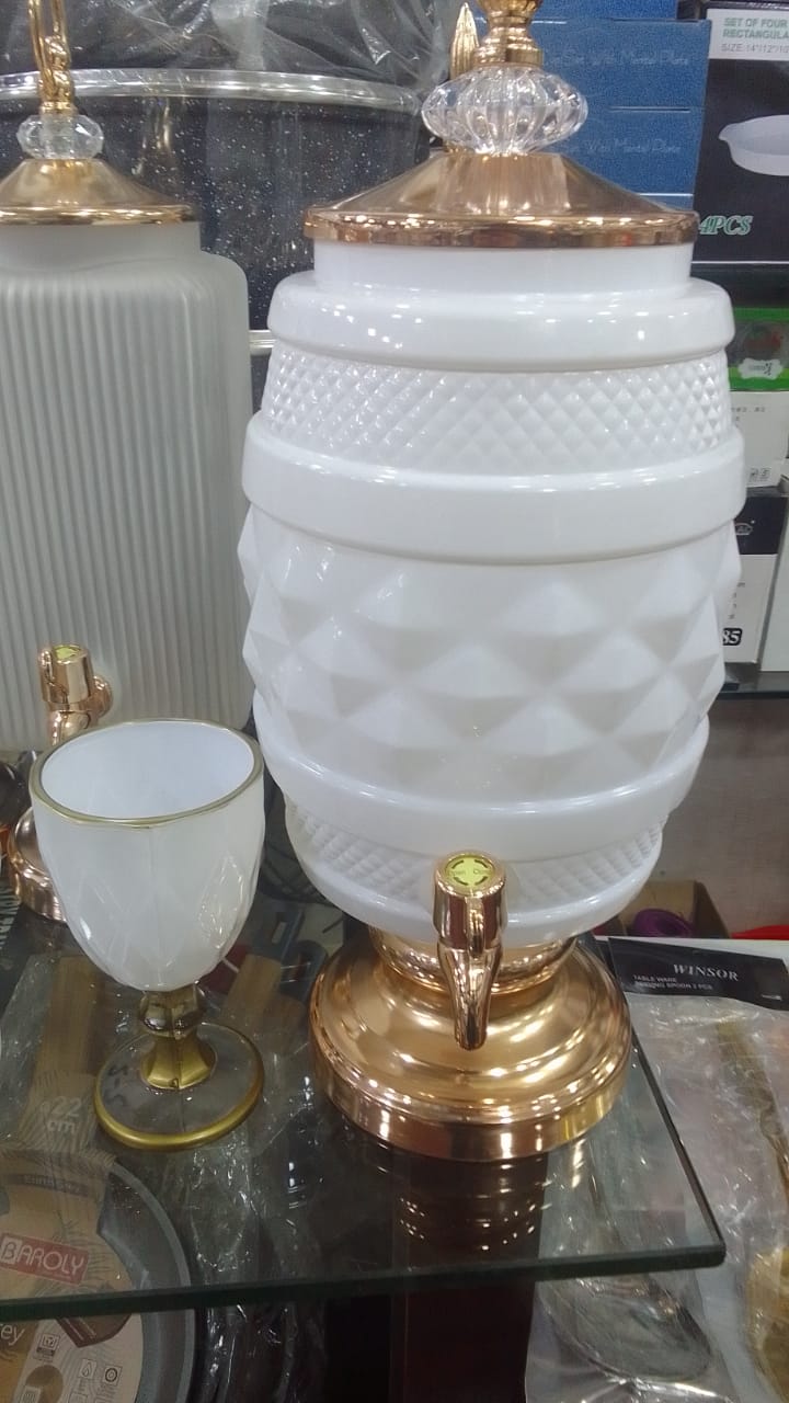 7 Pcs Glass Water dispenser Set