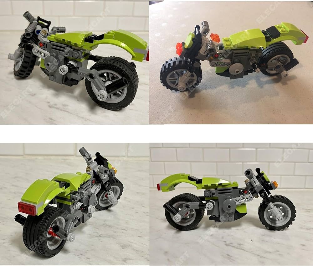 3 in 1 Architect Series Super Bike Building Block Toy Set - Educational DIY Toys for Kids