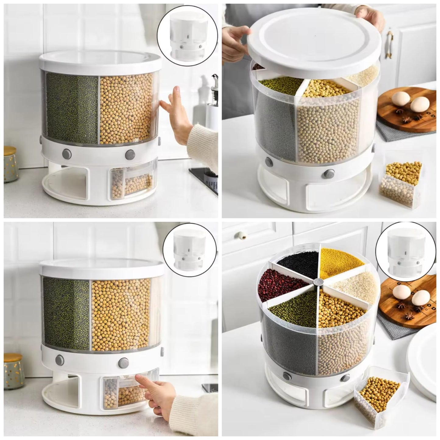 Cereal Dispenser 6Part 10kg