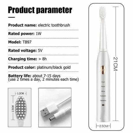 Rechargeable Electric Toothbrush 🪥