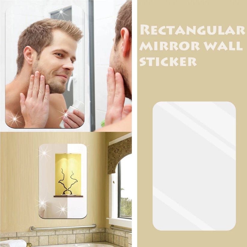 Rectangular Mirror Wall Sticker